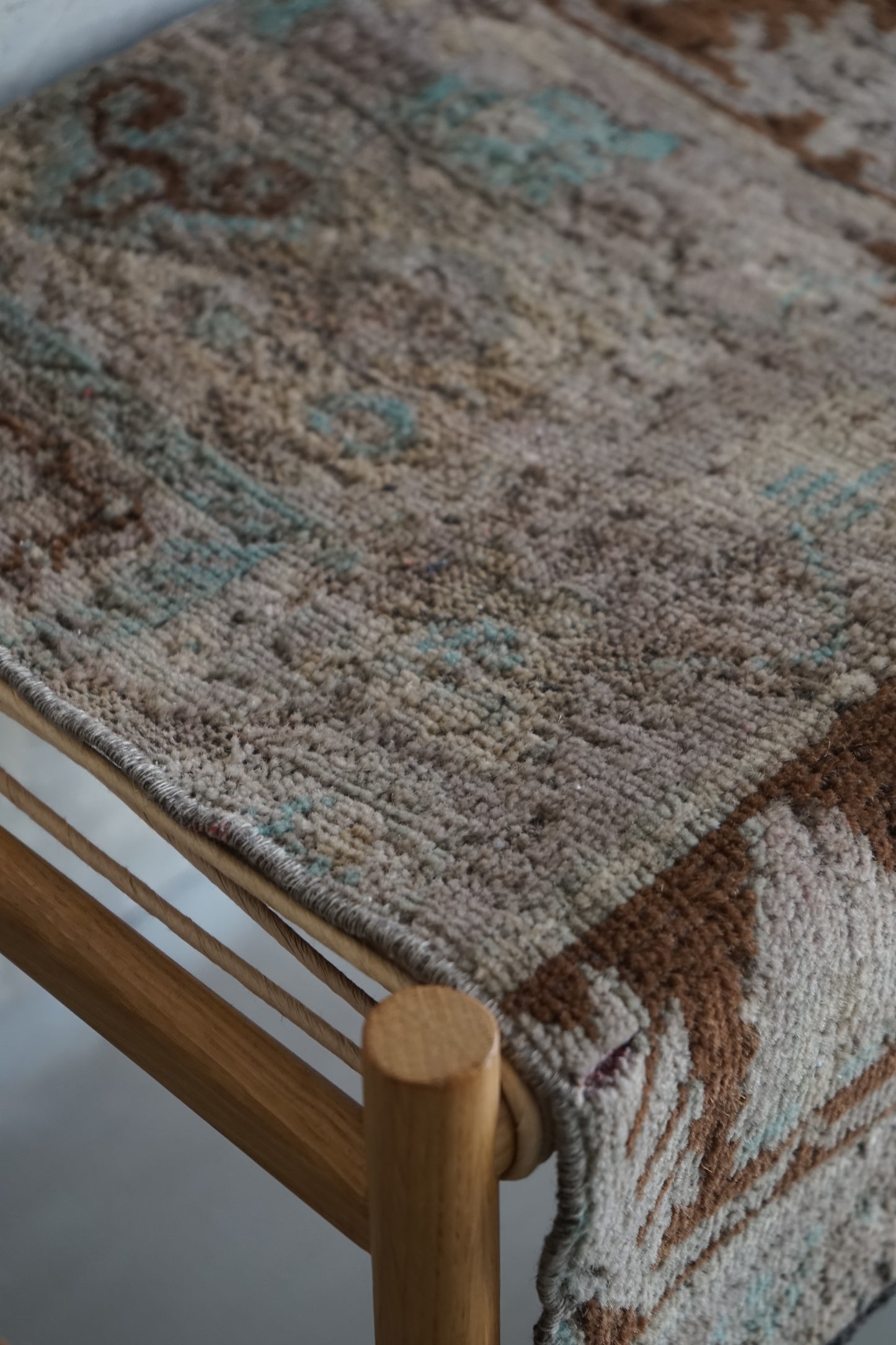 TURKEY VINTAGE SMALL GRAY RUG 78.5 × 54 cm No.TR25170