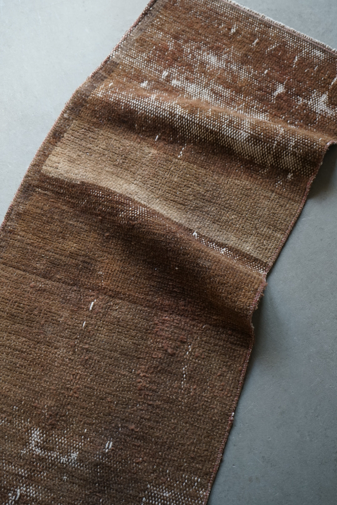 Türkiye Old Oushak Brown Runner size 1970年代 114 × 47 cm No.TR25250