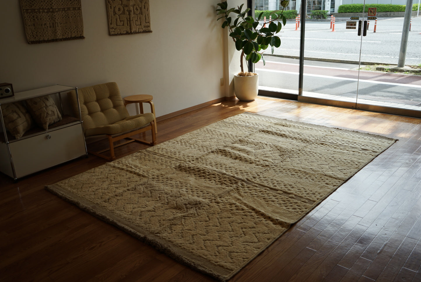 店頭販売 ORIGINAL IRAN  QASHQAI KILIM LIVING MAIN SIZE " MOM " 300 × 200 cm