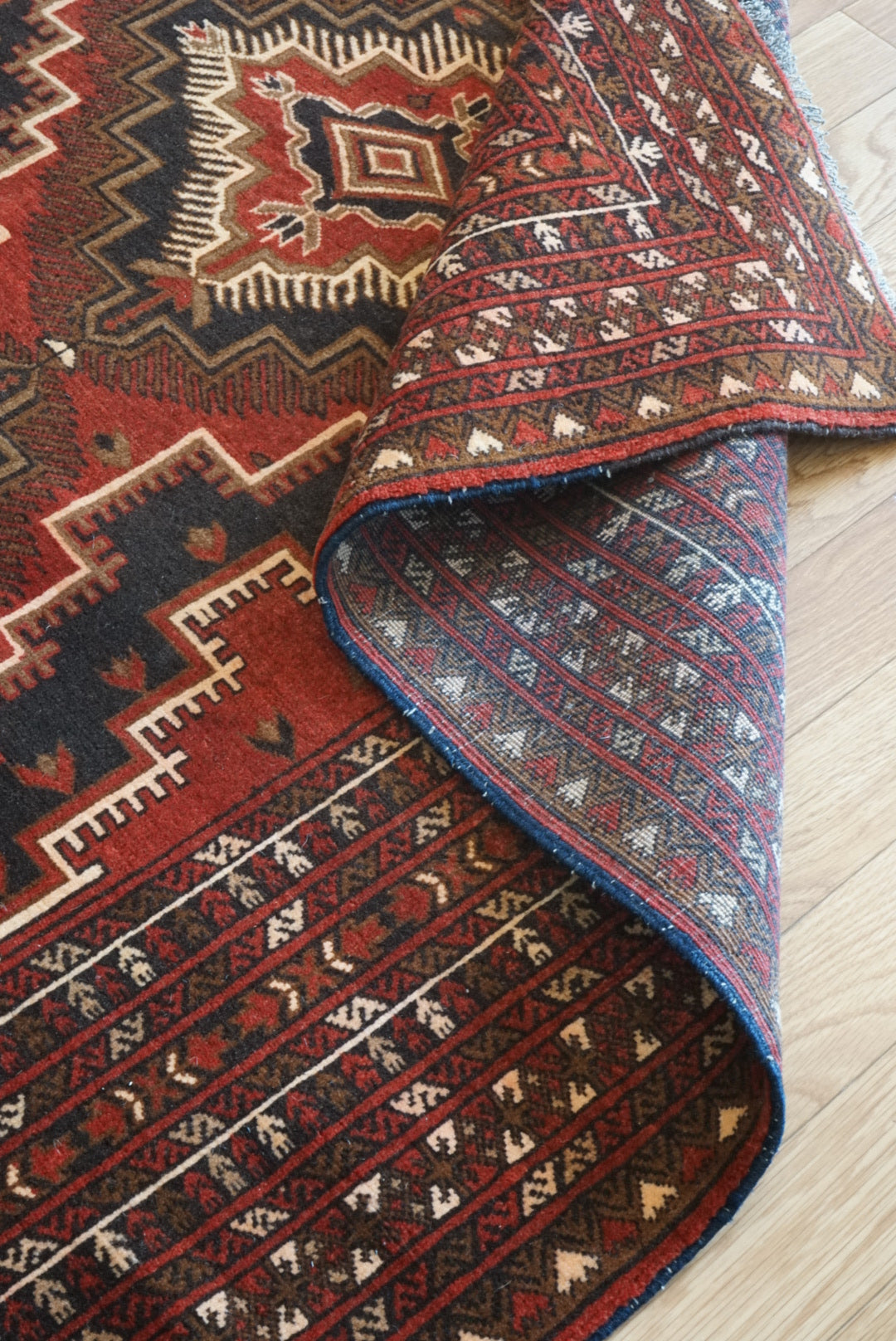 Afghanistan Vintage Turkmen Ali Khoja 1975年代 194 × 118.5 cm  No.AF2533