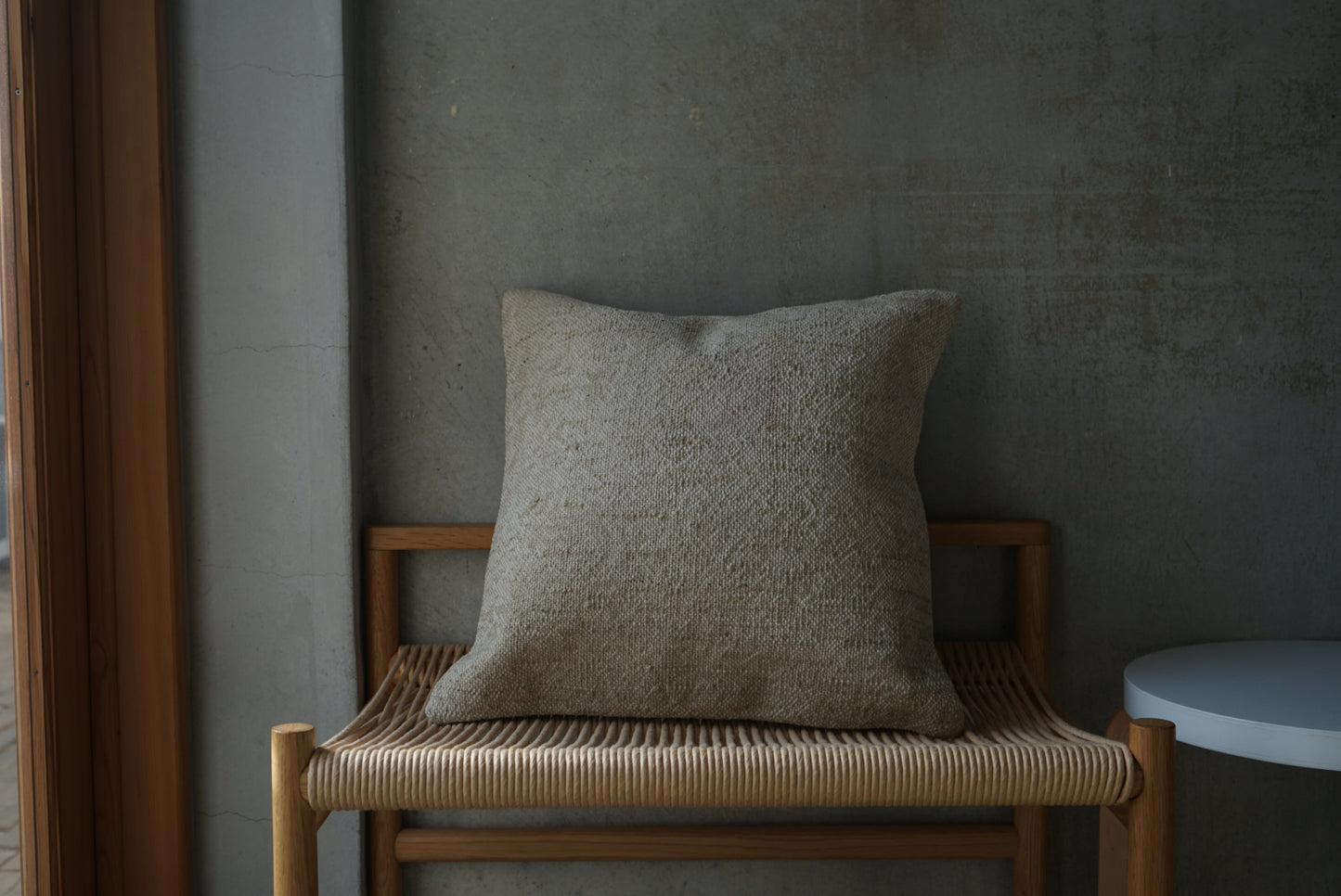 Türkiye Old Kilim Cushion Cover Ivory 40 × 40 cm No.TR25344