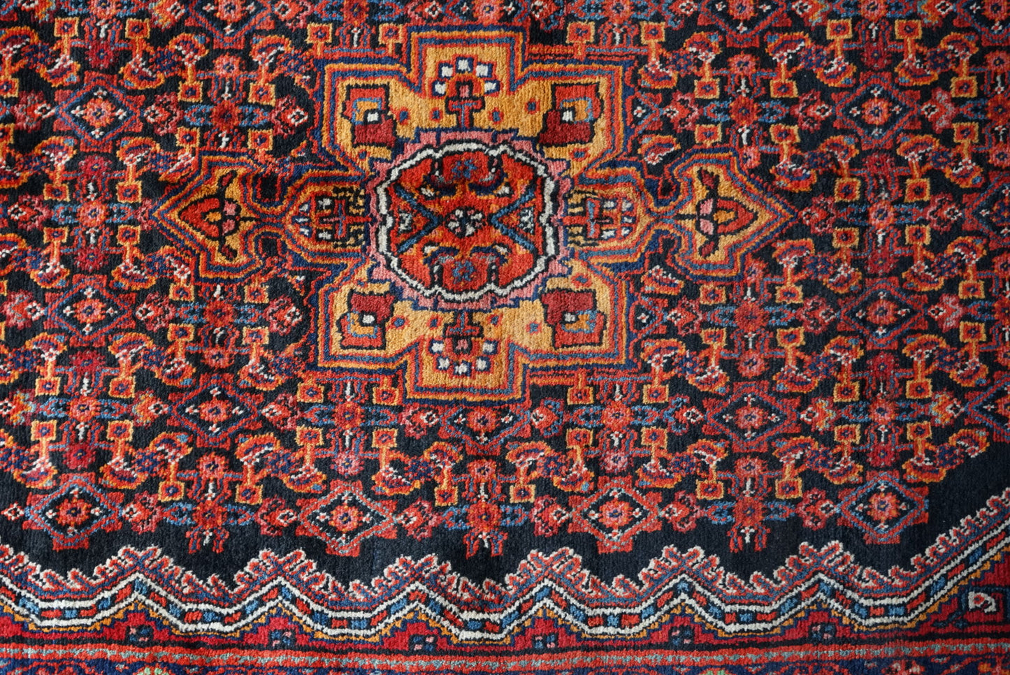 店頭販売 IRAN ANTIQUE ZANJAN 1920年代 220 × 135 cm