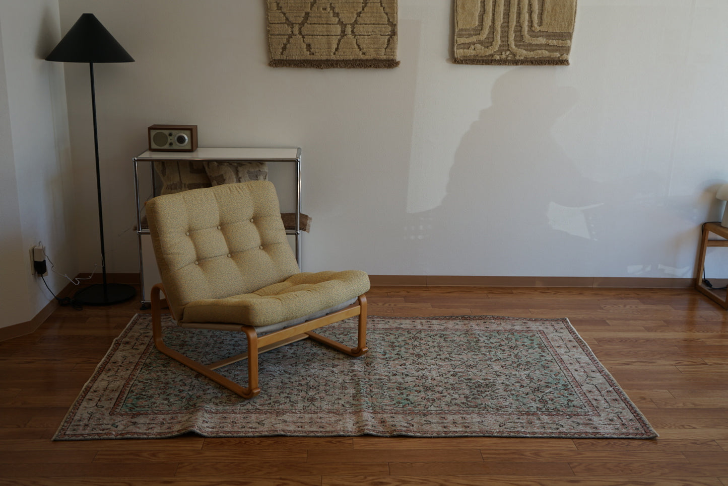 Türkiye Old Isparta Beige , Green 1970年代 203.5 × 114.5 cm No.TR25431