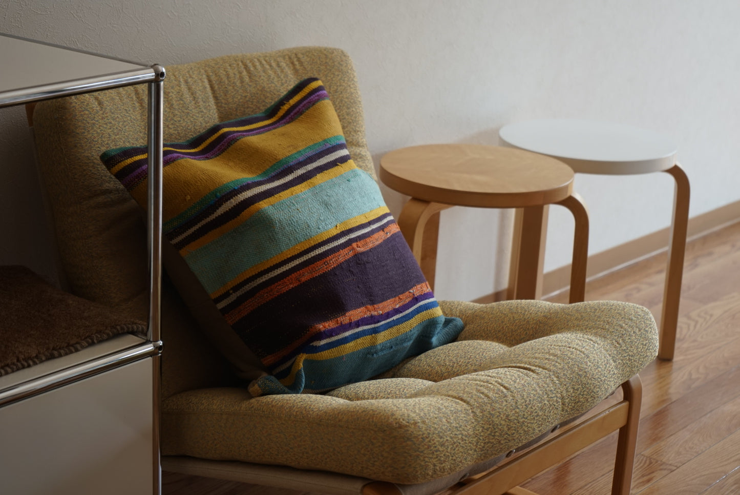 Türkiye Old Kilim Cushion Cover Mix Color 50.5 × 50.5 cm No.TR25432