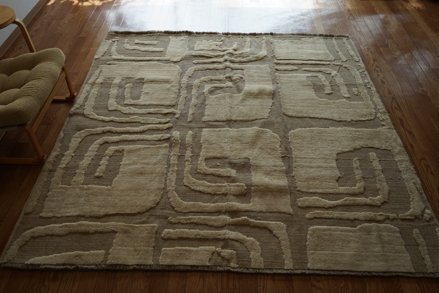 店頭販売 ORIGINAL IRAN QASHQAI KILIM LIVING SIZE " PERSIA " 200 × 200 cm