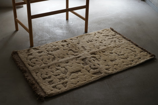 店頭販売 ORIGINAL IRAN QASHQAI KILIM DOORSIZE " LIFE " 95 × 65 cm