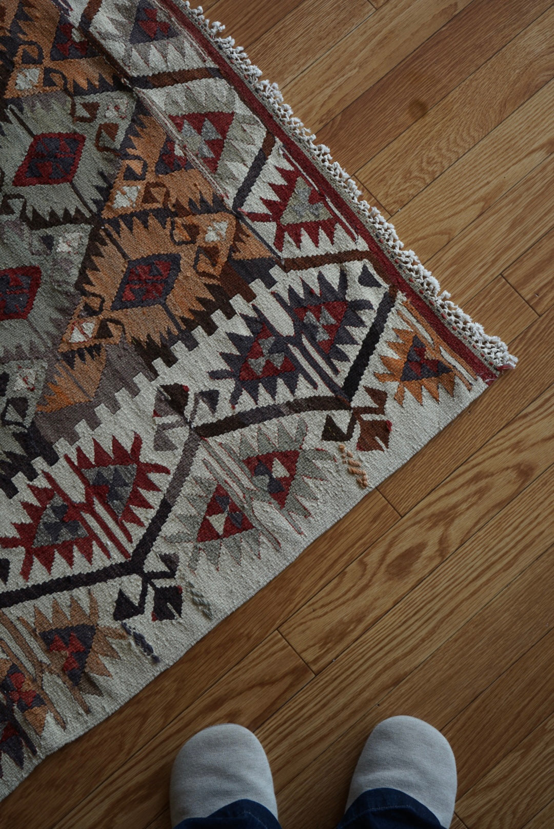 Türkiye Old Kilim 155 × 123 cm No.TR25334