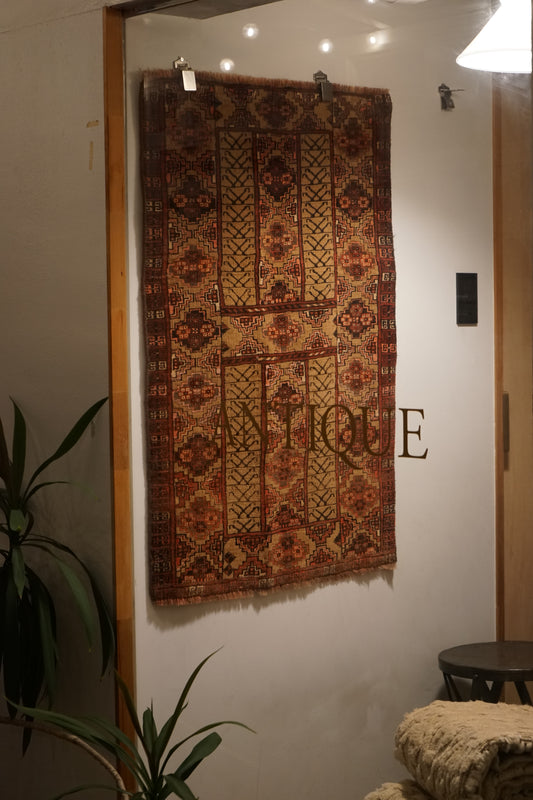 AFGHANISTAN OLD TURKMEN PARDA 1955年代 103 × 71 cm No.AF2514