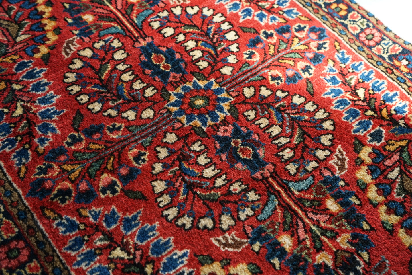 店舗販売 IRAN ANTIQUE LILIAN MOHAJERAN FARAHAN 1820年代 75 × 55.5 cm