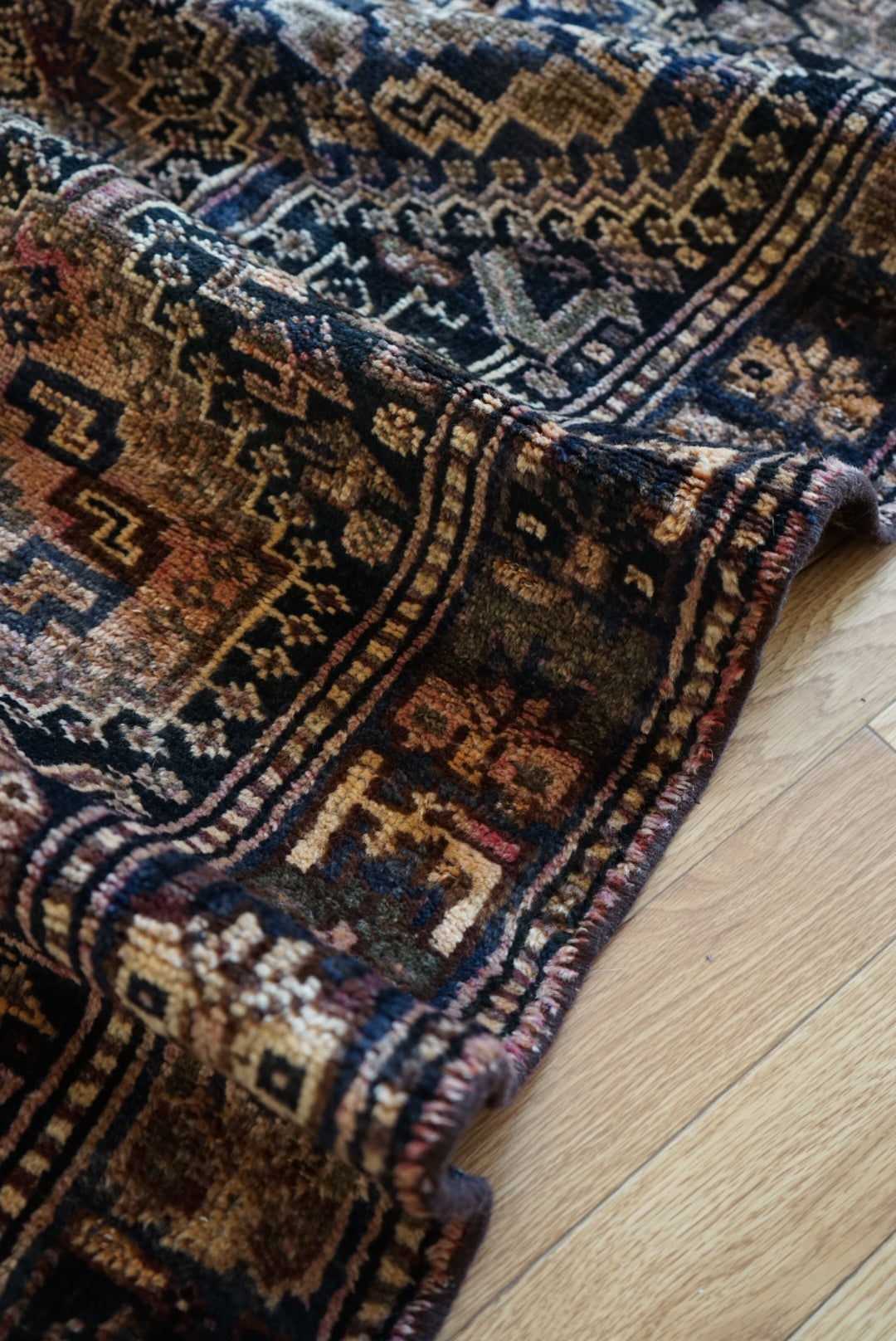 店頭販売 Iran Antique Shiraz Khamseh Dolkhani 1770年代 186 × 131 cm