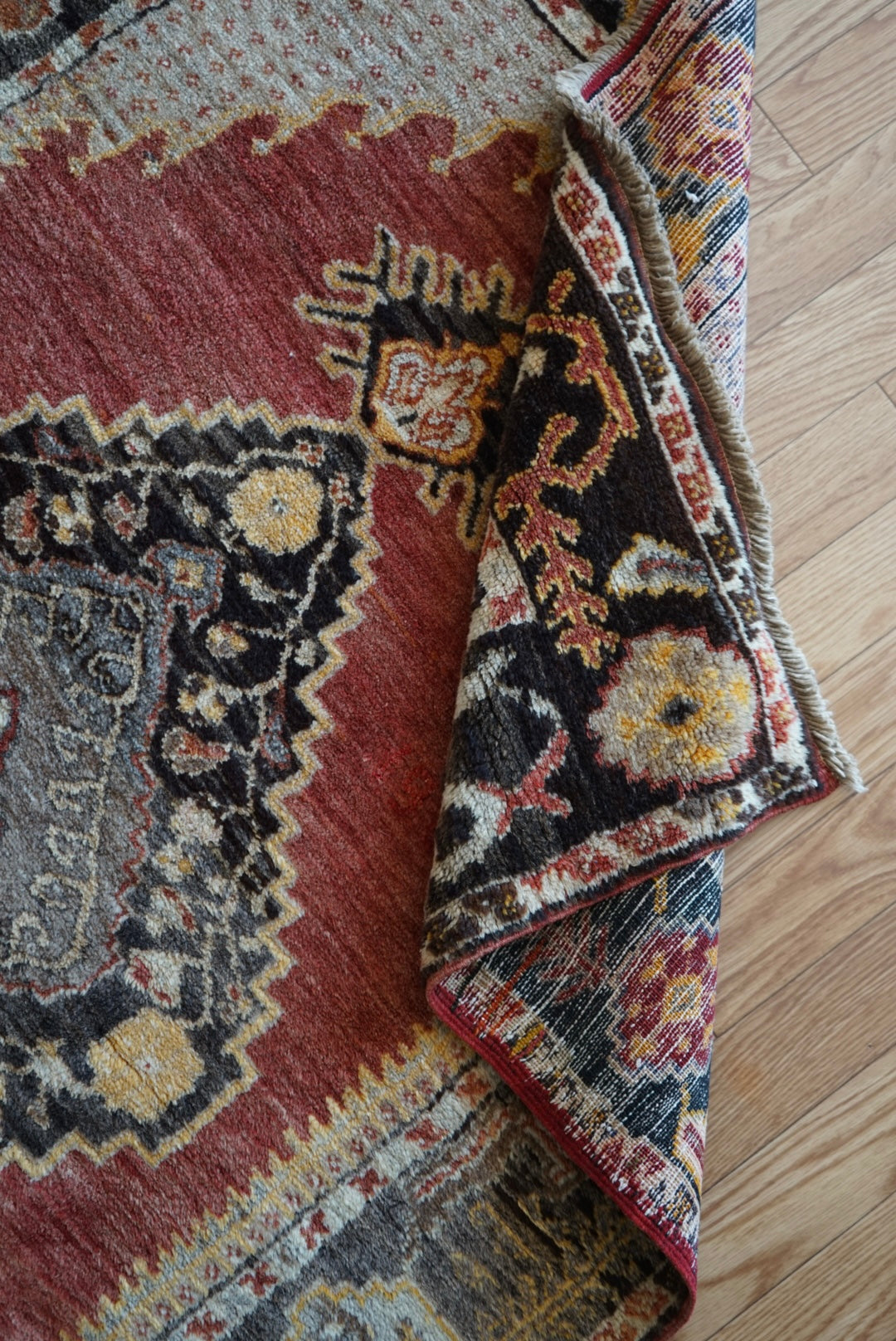 TRIBAL RUG TURKEY OLD KONYA OUSHAK 1965年代 164 × 115 cm No.TR25194