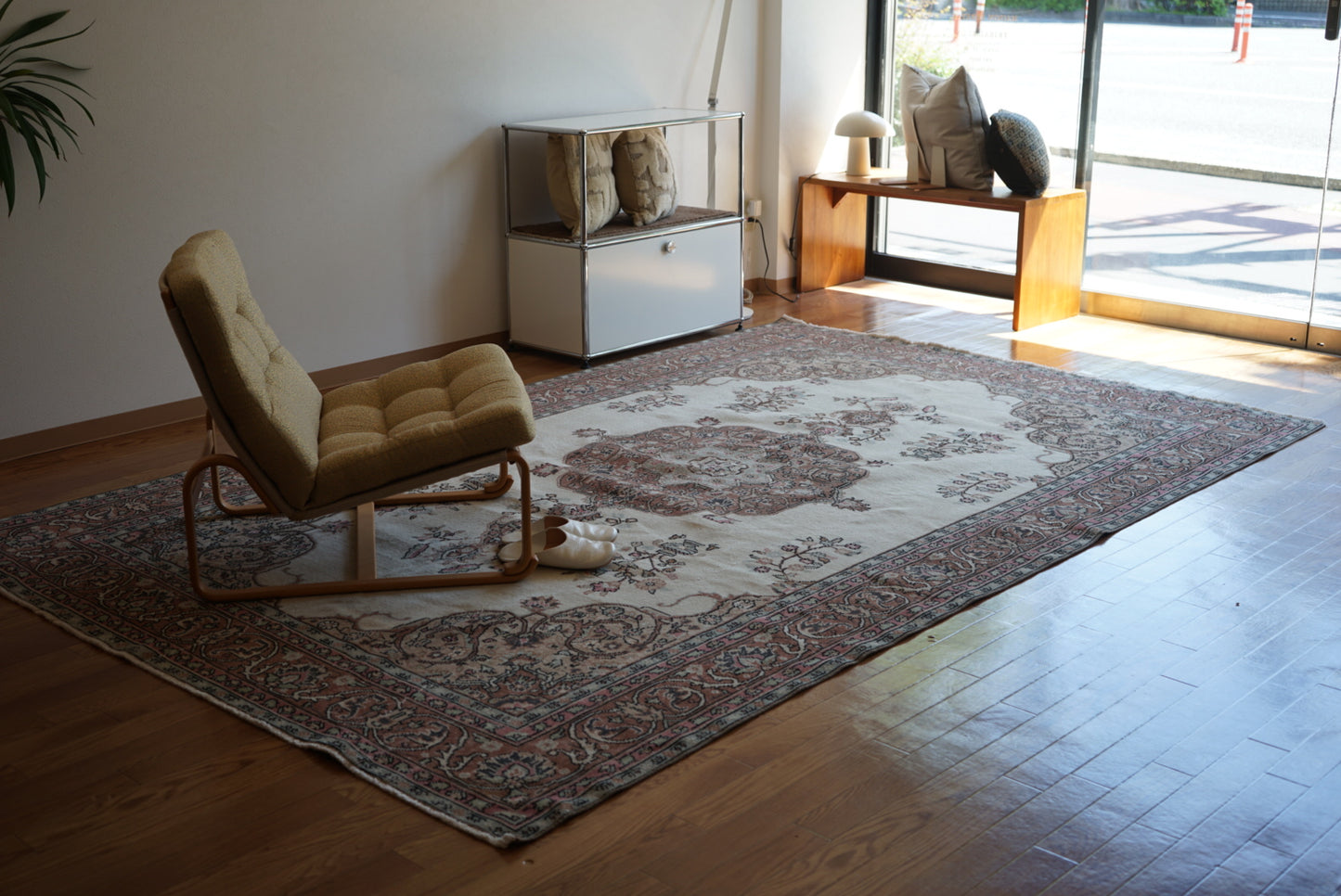 Türkiye Old Isparta Pink Beige 1950-1960年代 312 × 198 cm