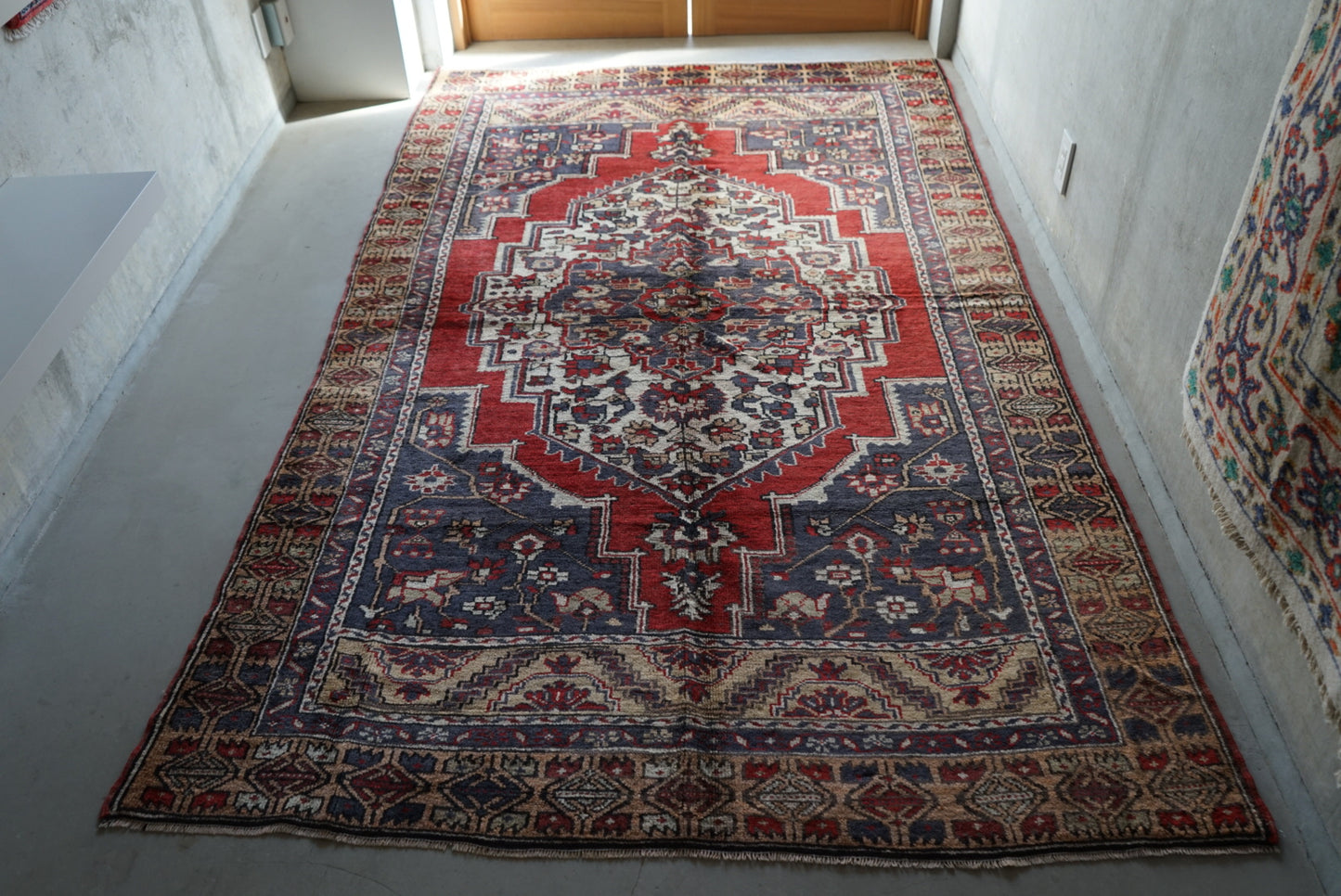 TURKEY OLD KONYA TASPINAR 1950-1960年代 259 × 155 cm