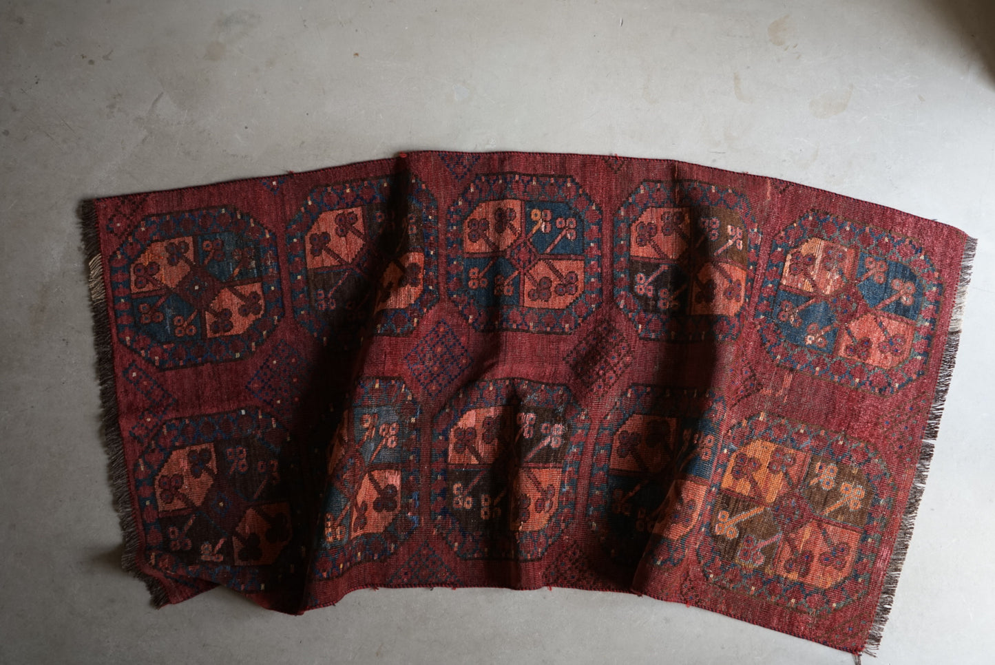 IRAN ANTIQUE TURKMEN 1820年代 180 × 87 cm