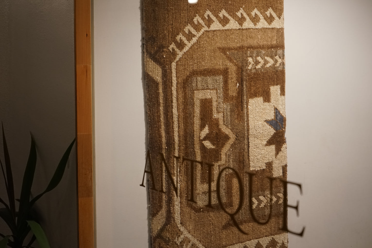 TURKEY OLD BROWN RUNNER SMALL SIZE 1970年代 130 × 43 cm No.TR25218