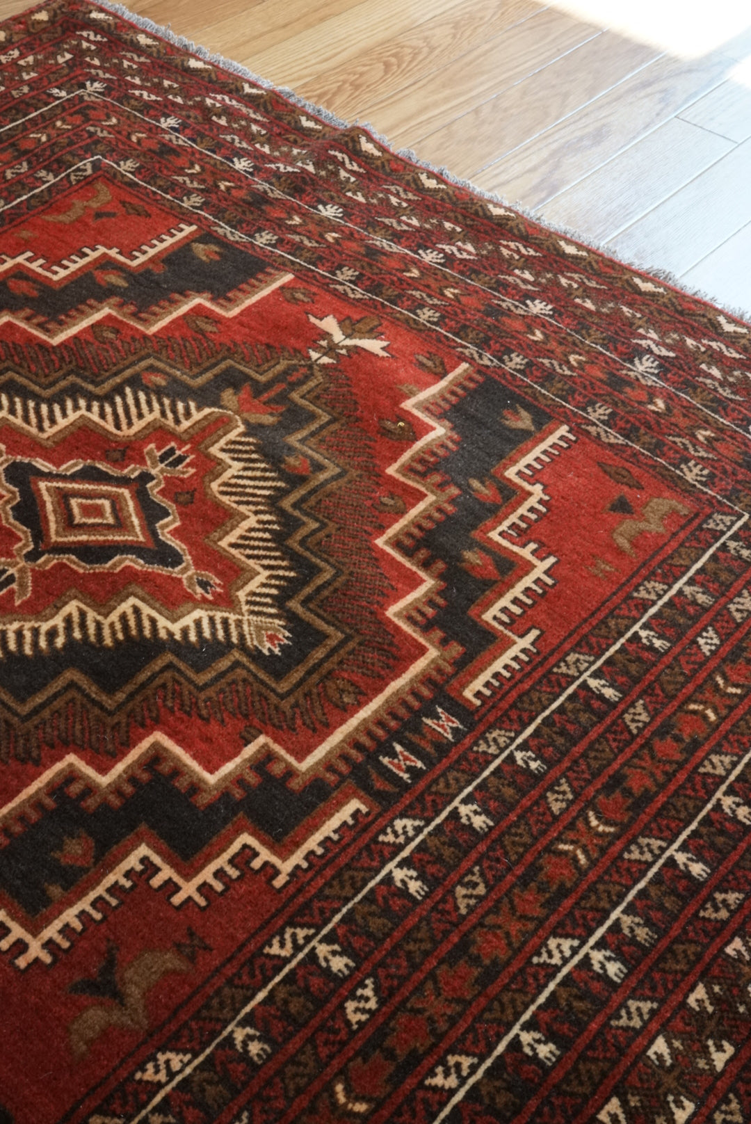 Afghanistan Vintage Turkmen Ali Khoja 1975年代 194 × 118.5 cm  No.AF2533