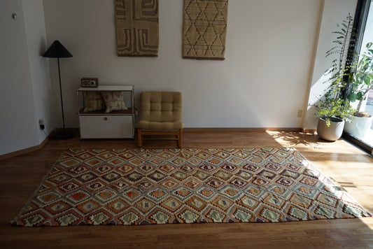 Türkiye Old Sivas Kilim 1960年代 314 × 165 cm