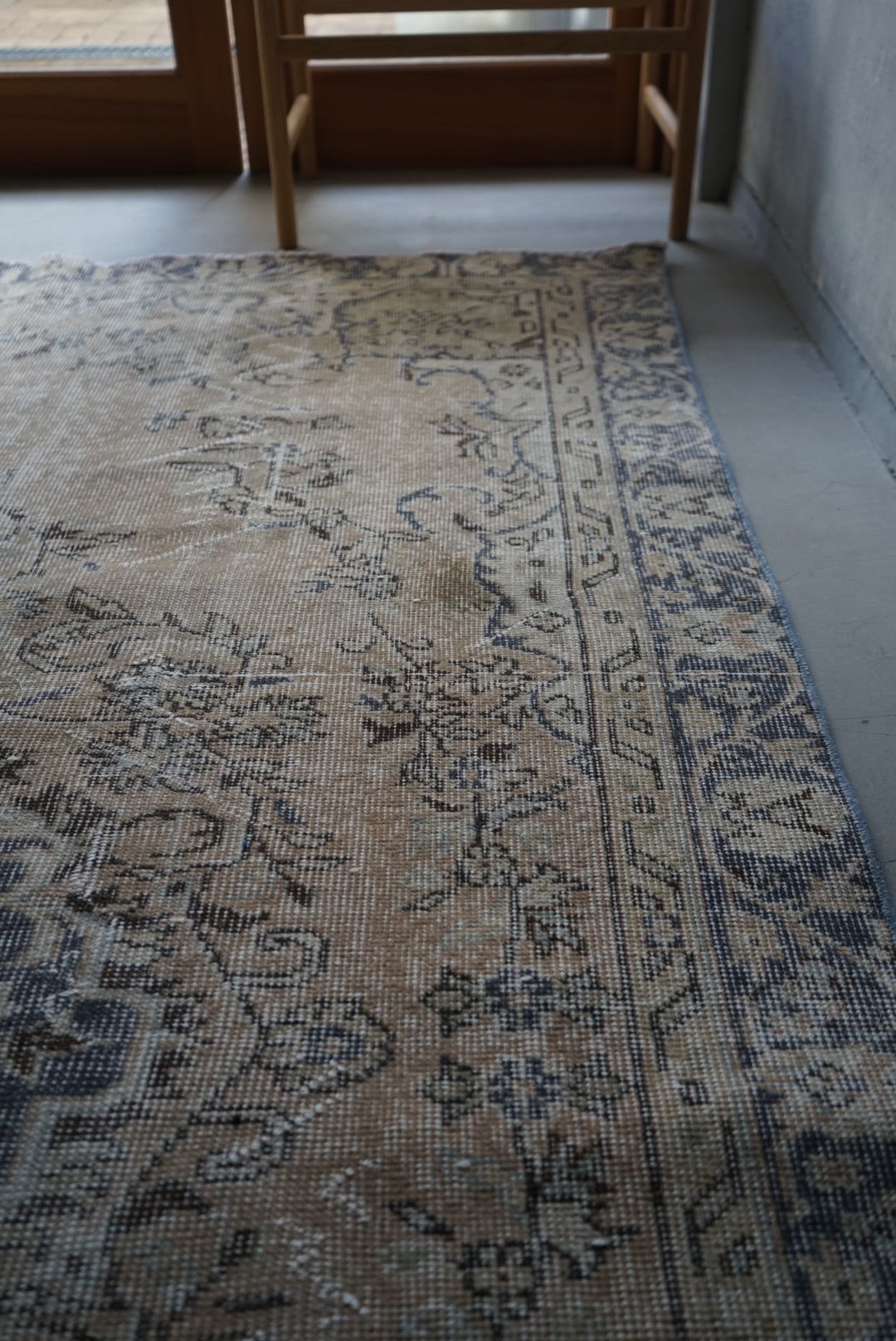 Türkiye Old Isparta Beige , BlueGlay 1970年代 267 × 169 cm No.TR25289