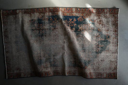 Türkiye Old Isparta Medallion Navy 1970年代 172 × 103.5 cm No.TR25290