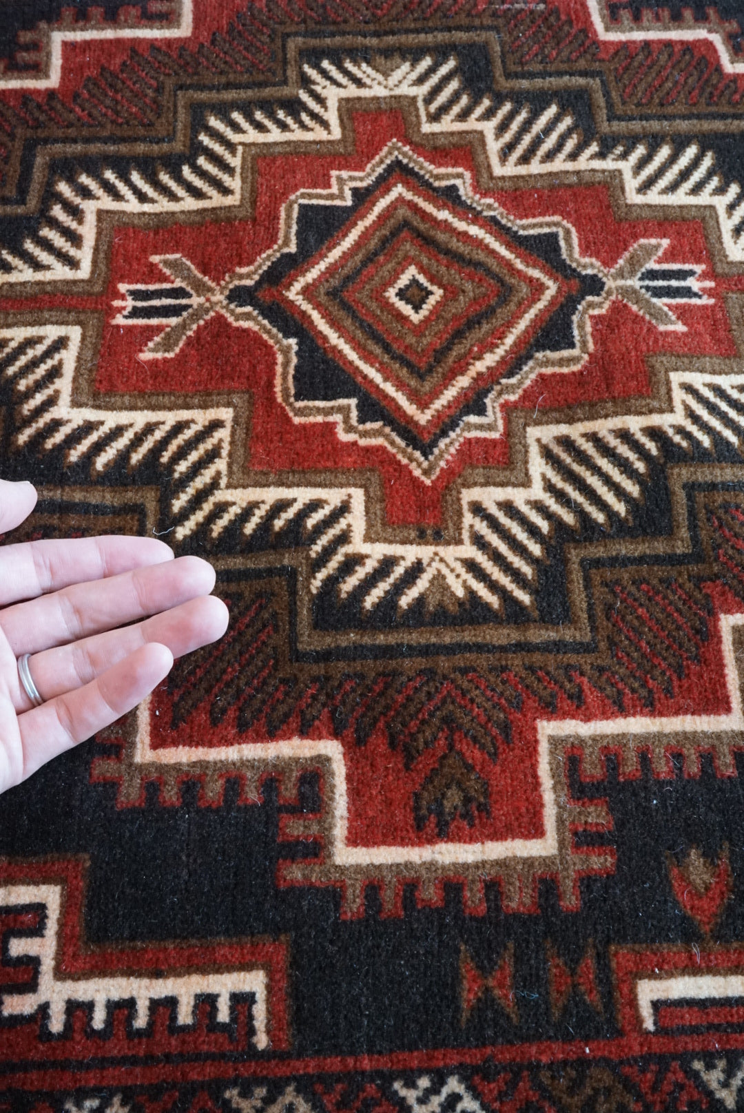 Afghanistan Vintage Turkmen Ali Khoja 1975年代 194 × 118.5 cm  No.AF2533