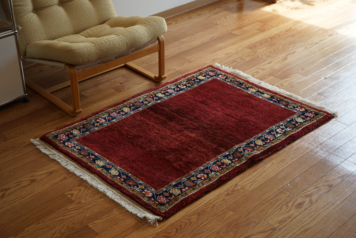 Iran Shiraz Qashqai Gabbeh Rich Red 119.5 × 85 cm