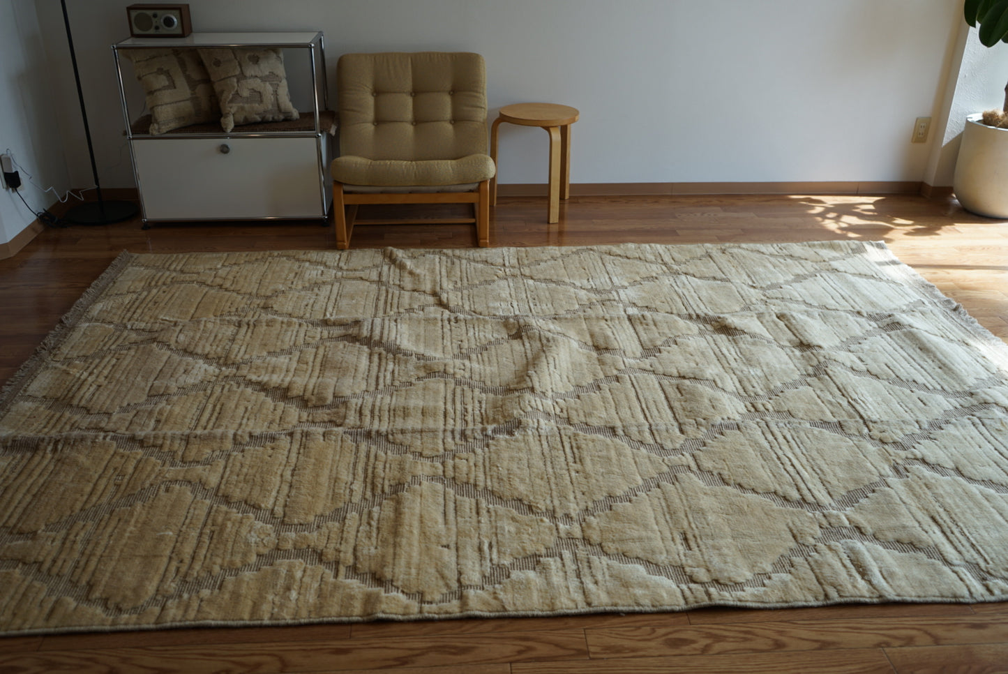 店頭販売 ORIGINAL IRAN QASHQAI KILIM LIVING MAIN SIZE " DIAMOND " 300 × 200 cm