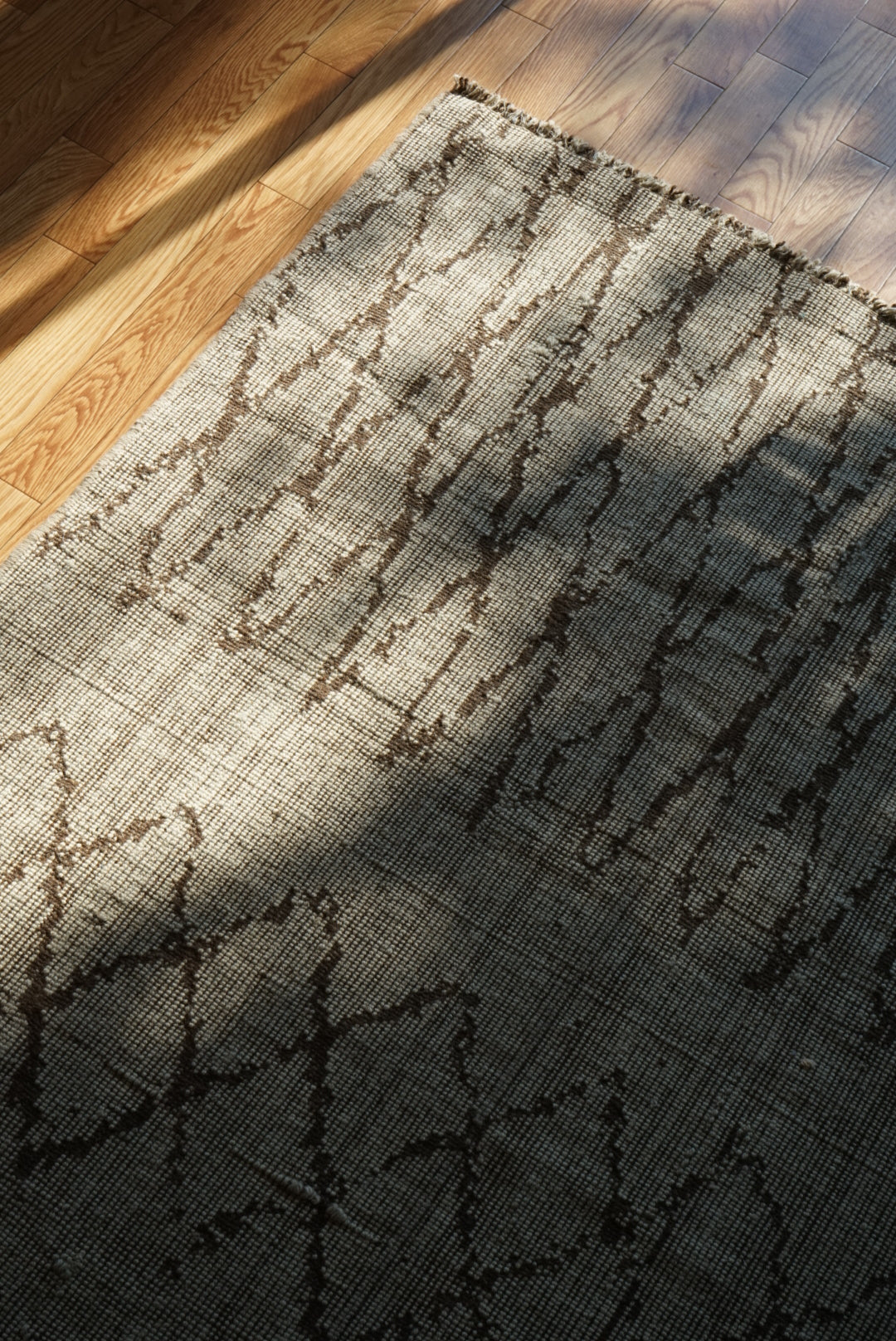 MAISON ÉTRETAT Original Iran Qashqai Kilim " Tribe " 205 × 144 cm / 国内送料無料・羊毛手織りキリム