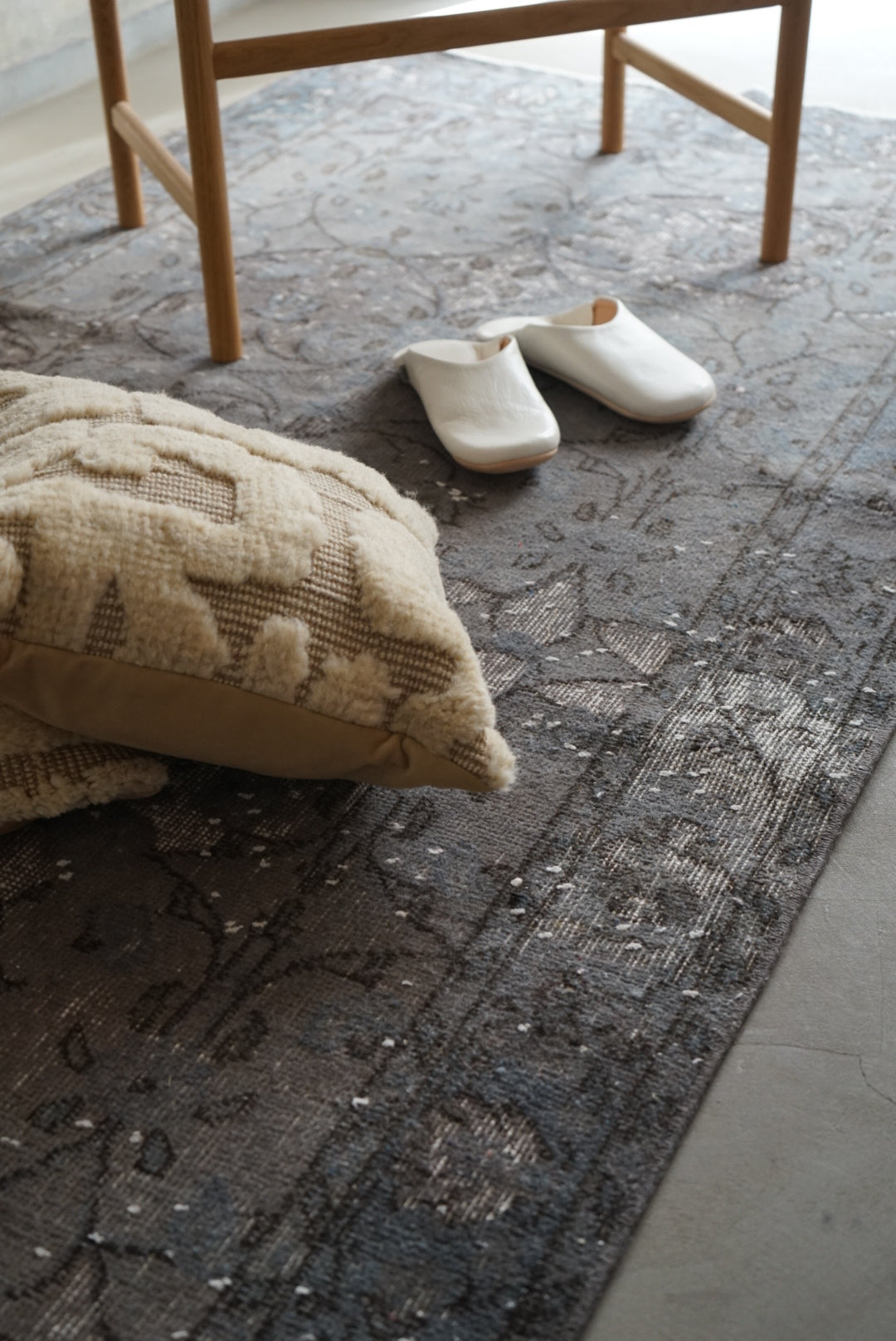 TURKEY OLD CHARCOAL GREY 1970年代 200 × 112 cm No.TR25154