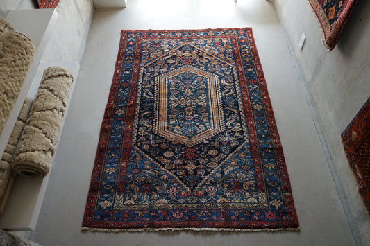 店頭販売 IRAN ANTIQUE ZANJAN KHAMSEH 1820年代 196 × 135 cm