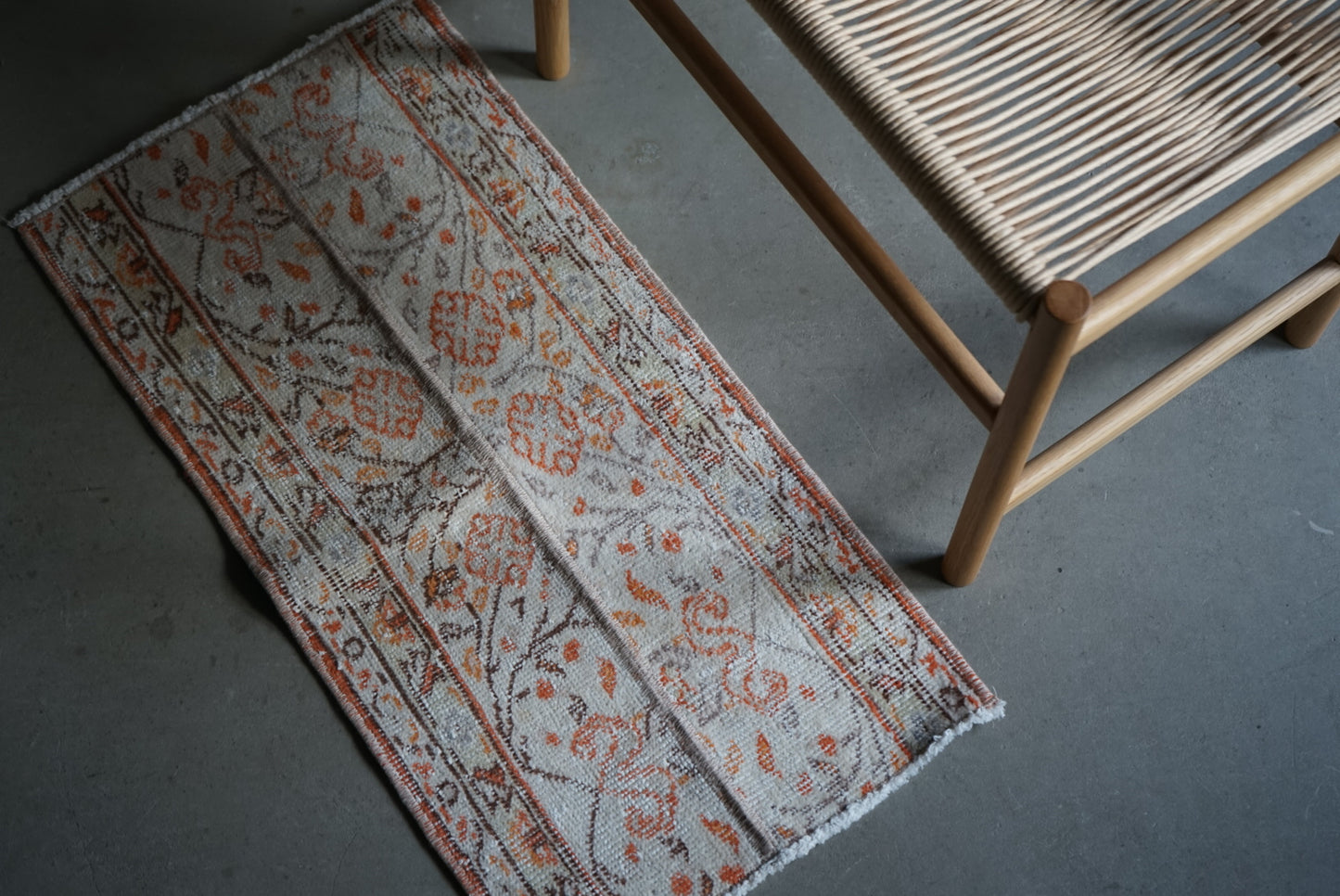 TURKEY VINTAGE SMALL RUG PATCHWORK 80 × 41 cm No.TR25163