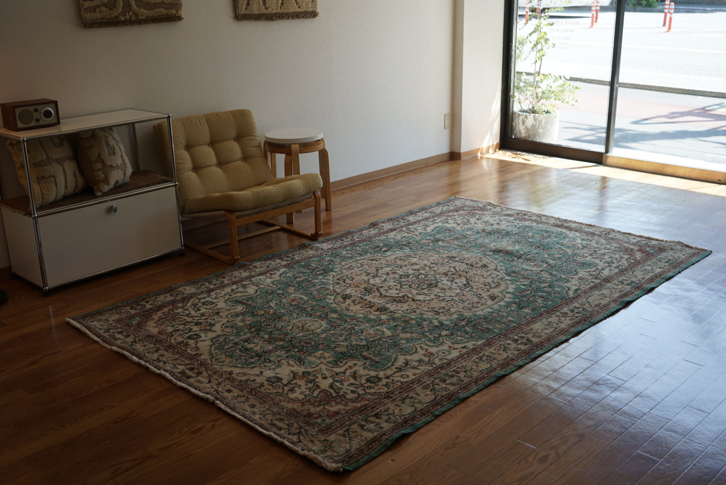 Türkiye Old Isparta EmeraldGreen 1970年代 267 × 169 cm No.TR25275