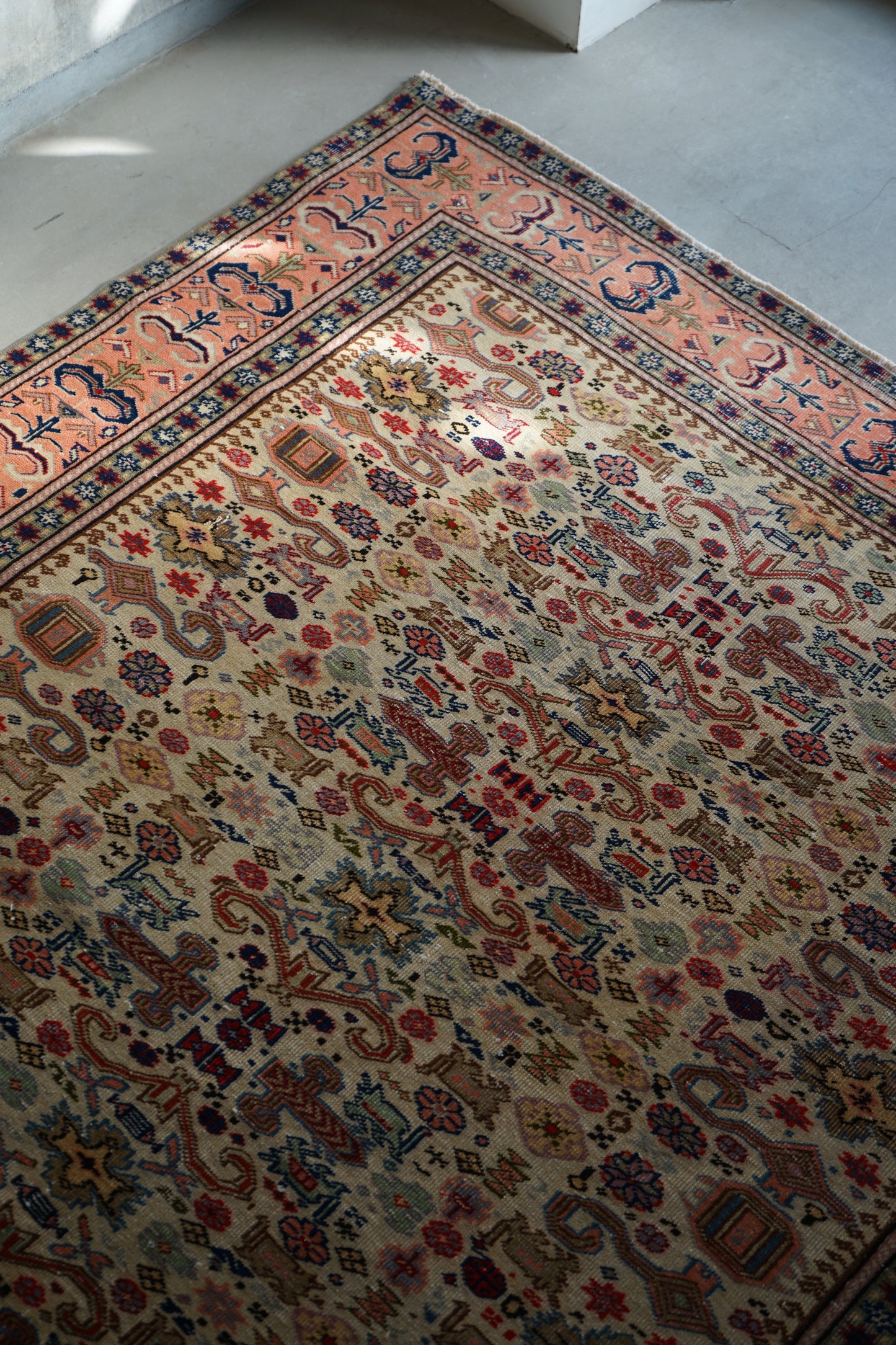 TURKEY OLD KAYSERI PINK 1950-1960年代 212 × 145 cm No.TR25190