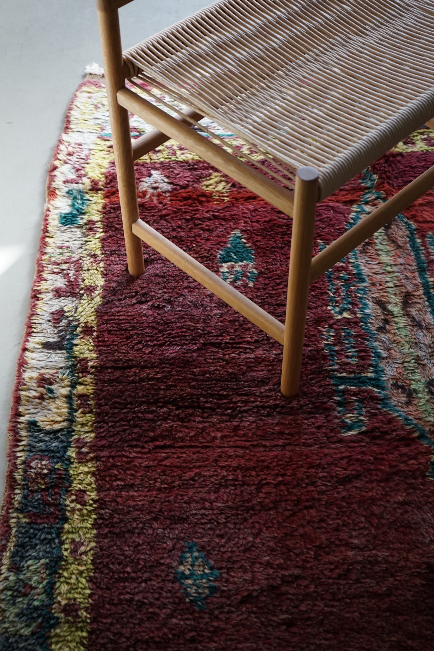 TRIBAL RUG TURKEY OLD OUSHAK 1965年代 154 × 133 cm No.TR25193