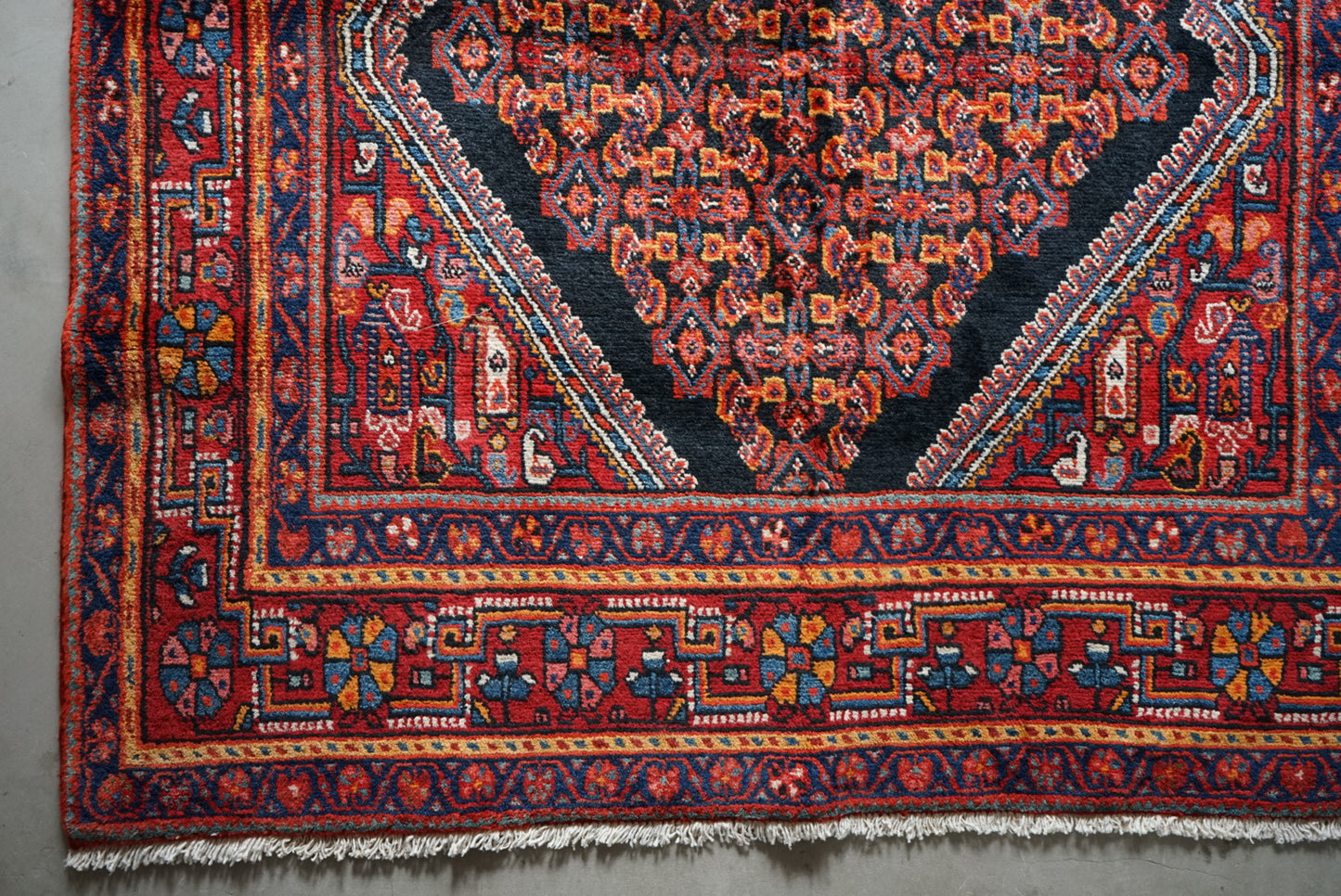 店頭販売 IRAN ANTIQUE ZANJAN 1920年代 220 × 135 cm