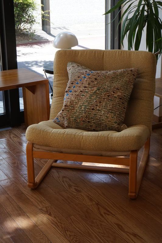 Türkiye Old Kilim Cushion Cover Mix Color Brown , Moss green , Beige 46 × 45 cm No.TR25462