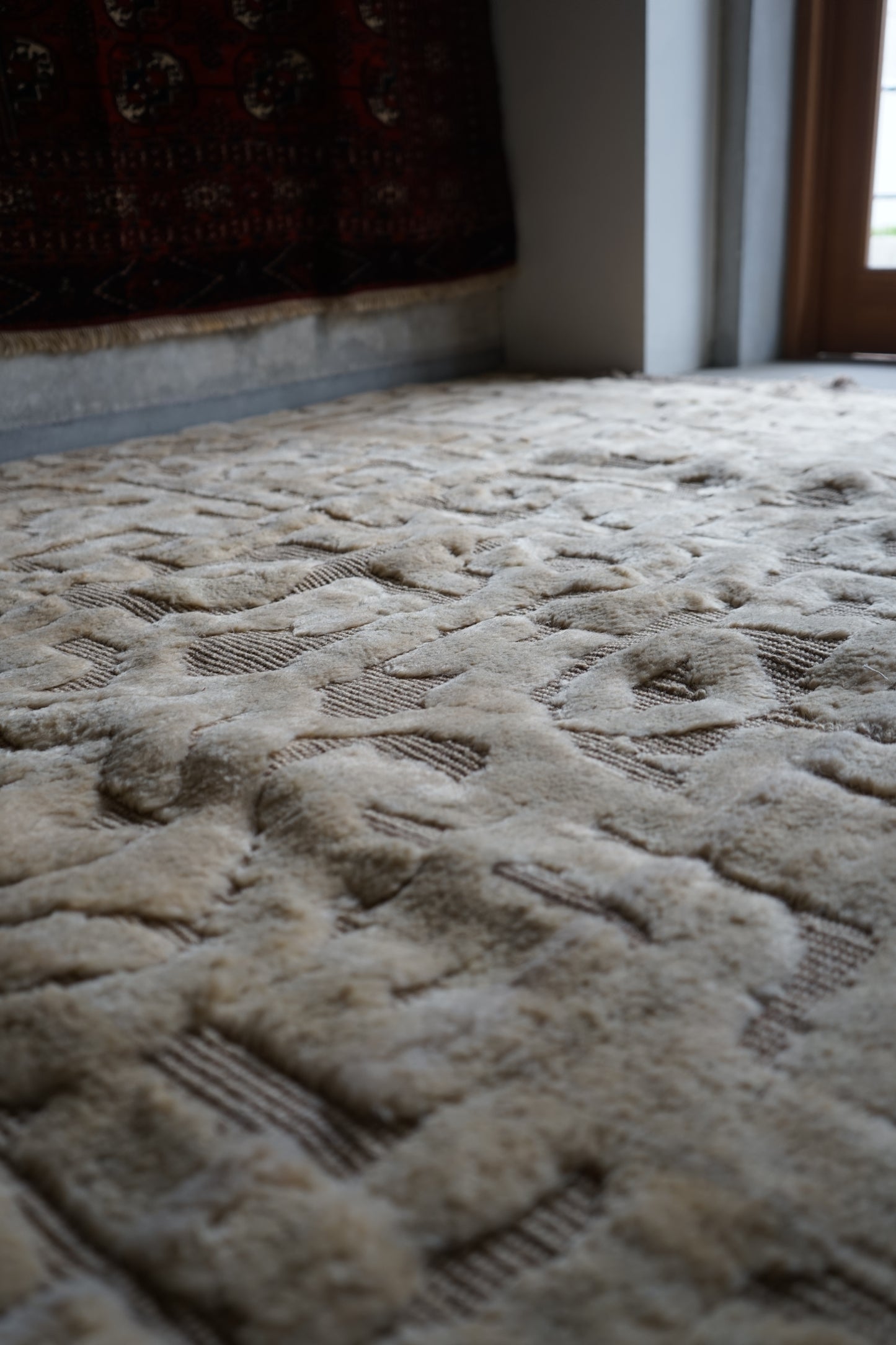 店頭販売 ORIGINAL IRAN  QASHQAI KILIM LIVING MAIN SIZE " ANCIENT " 300 × 200 cm