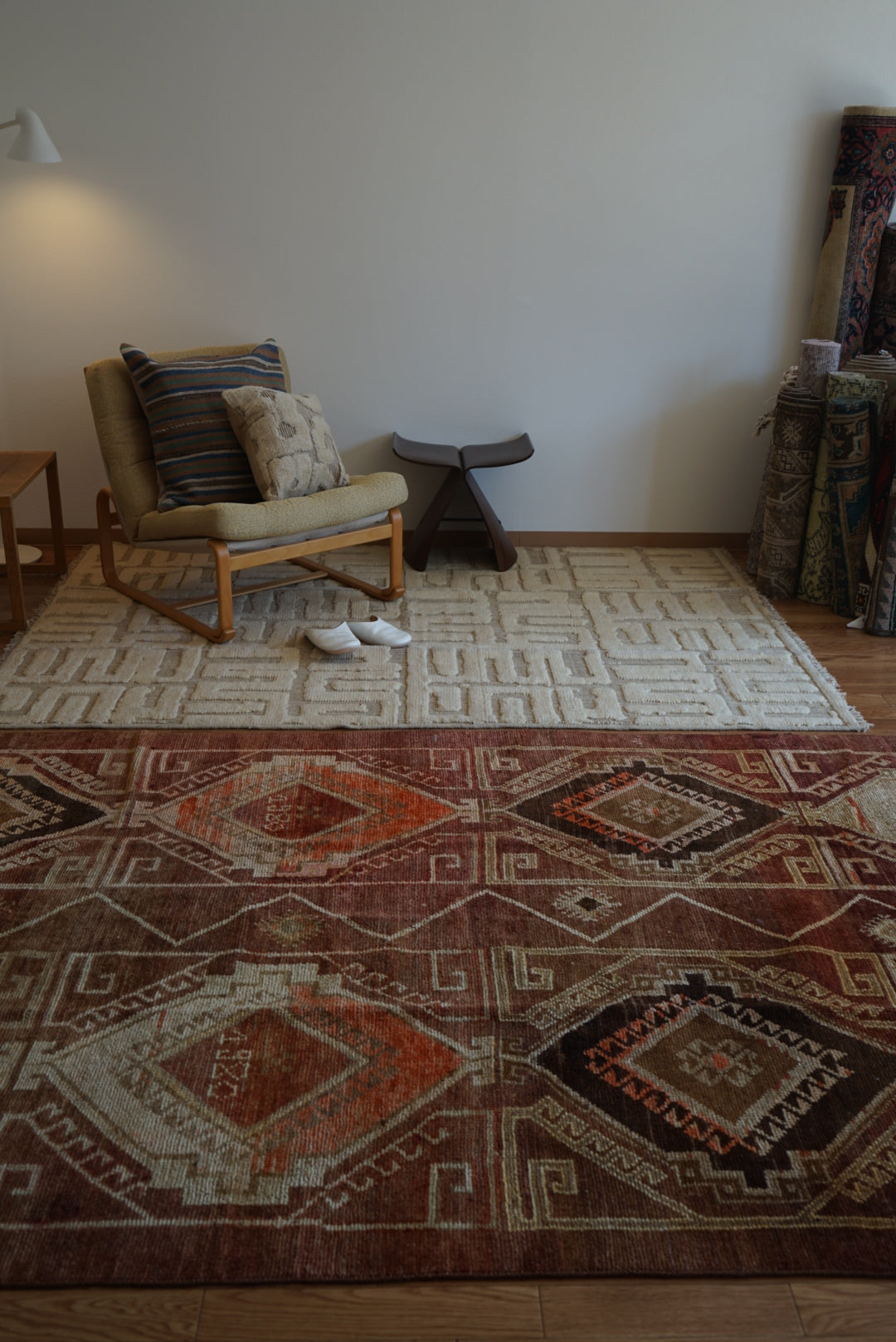 TURKEY VINTAGE ANATORIA BROWN 1980年代 256 × 155 cm No.TR25157