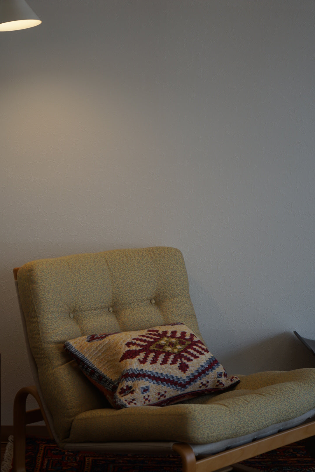 Türkiye Old Kilim Cushion Cover 表 Red / 裏 Yellow 49 × 39 cm No.TR25394