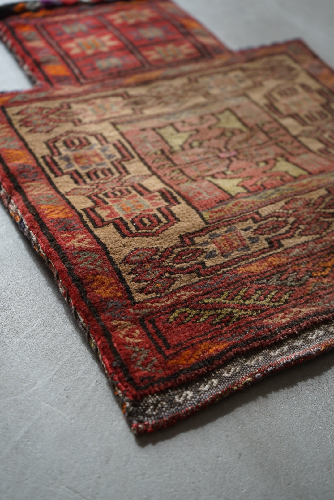AFGHANISTAN OLD BALUCH SALT BAG 1970年代 46 × 34.5 cm
