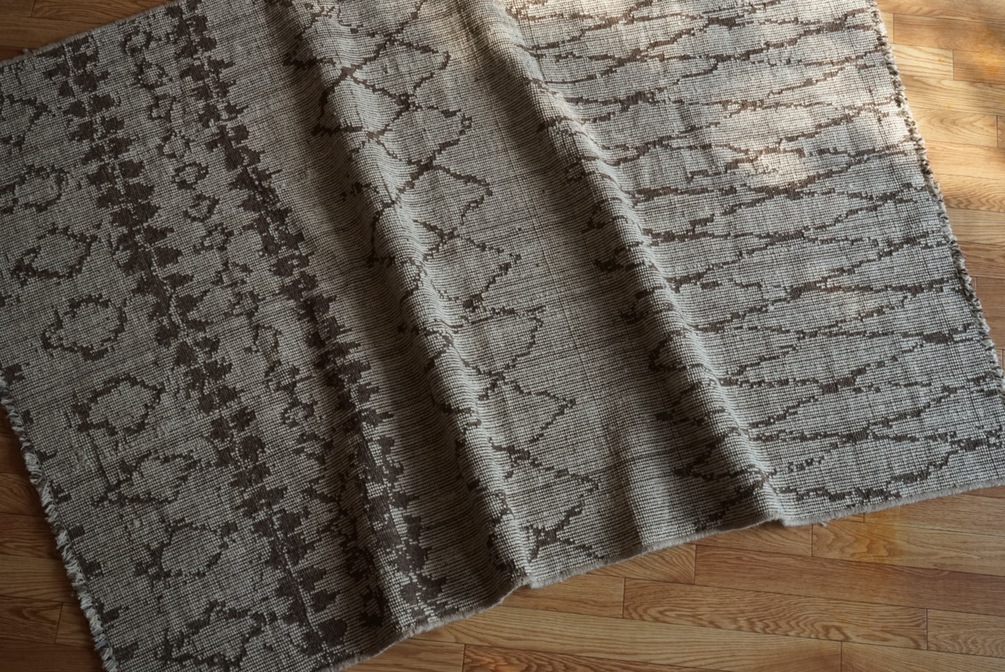 MAISON ÉTRETAT Original Iran Qashqai Kilim " Tribe " 205 × 144 cm / 国内送料無料・羊毛手織りキリム