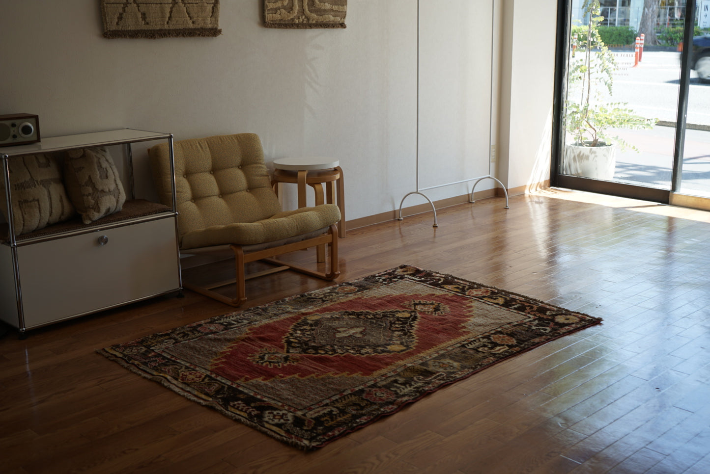 TRIBAL RUG TURKEY OLD KONYA OUSHAK 1965年代 164 × 115 cm No.TR25194