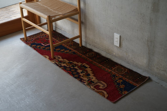 Türkiye Old Oushak Runner 1970年代 154 × 47 cm No.TR25269