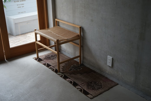 Türkiye Old Isparta Glay , Brown Runner 1970年代 129 × 43 cm No.TR25285