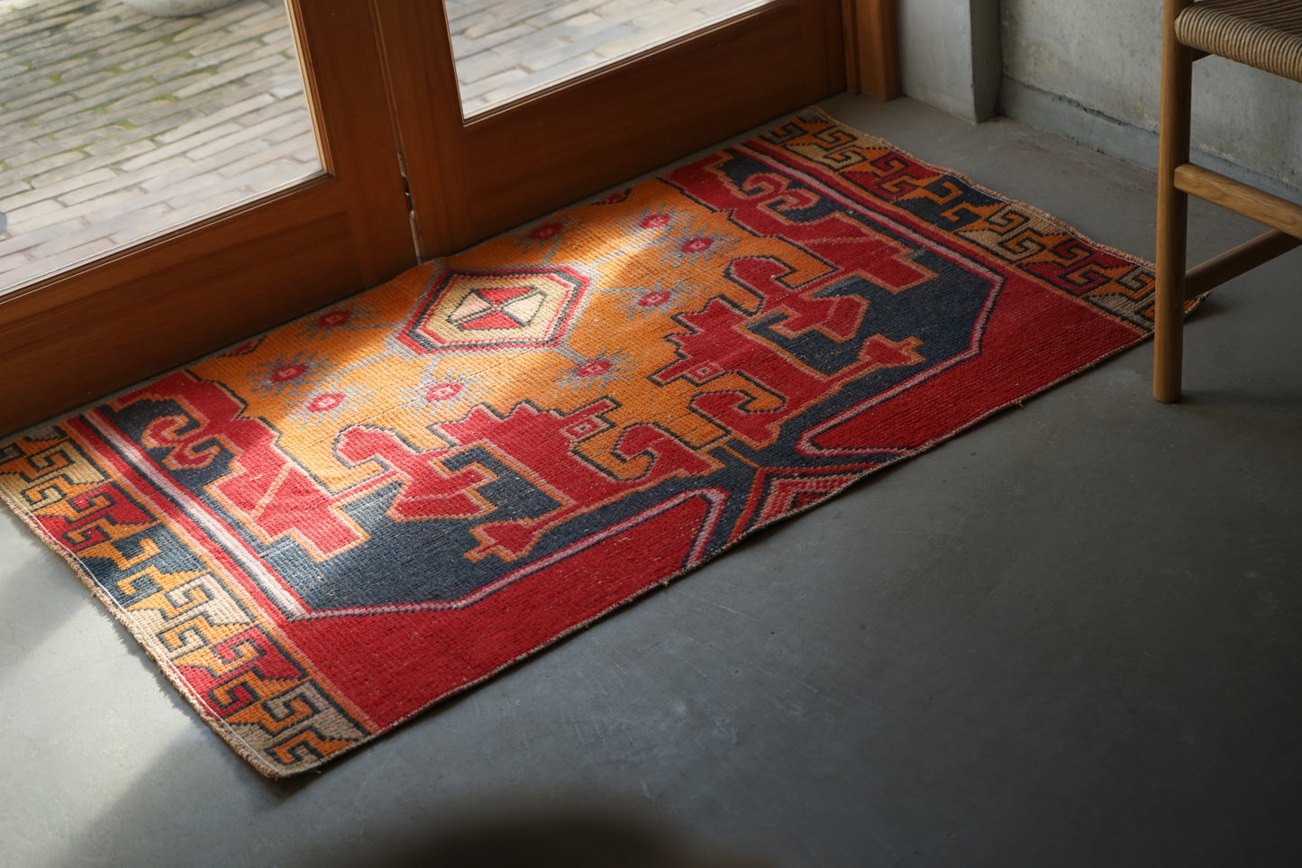 Türkiye Old Oushak Red Small Size 1970年代 120 × 75 cm No.TR25221