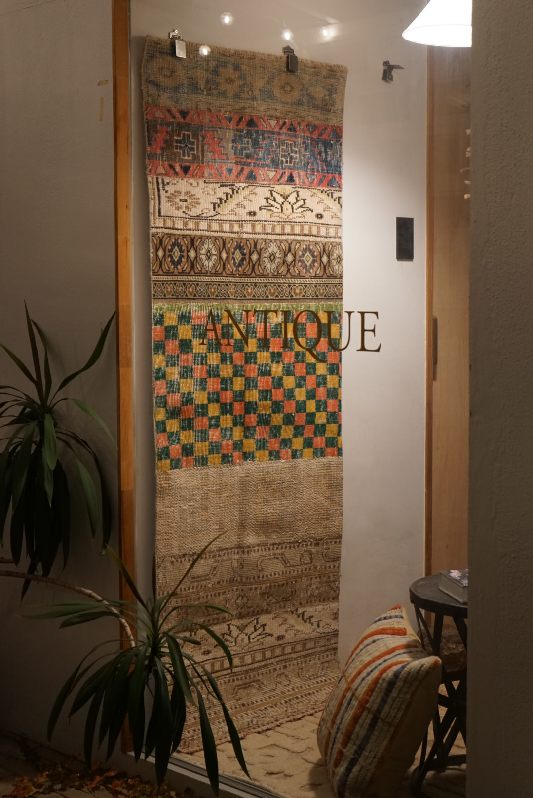 Türkiye Old Isparta Patchwork Runner Size 1970年代 176 × 69 cm No.TR25236