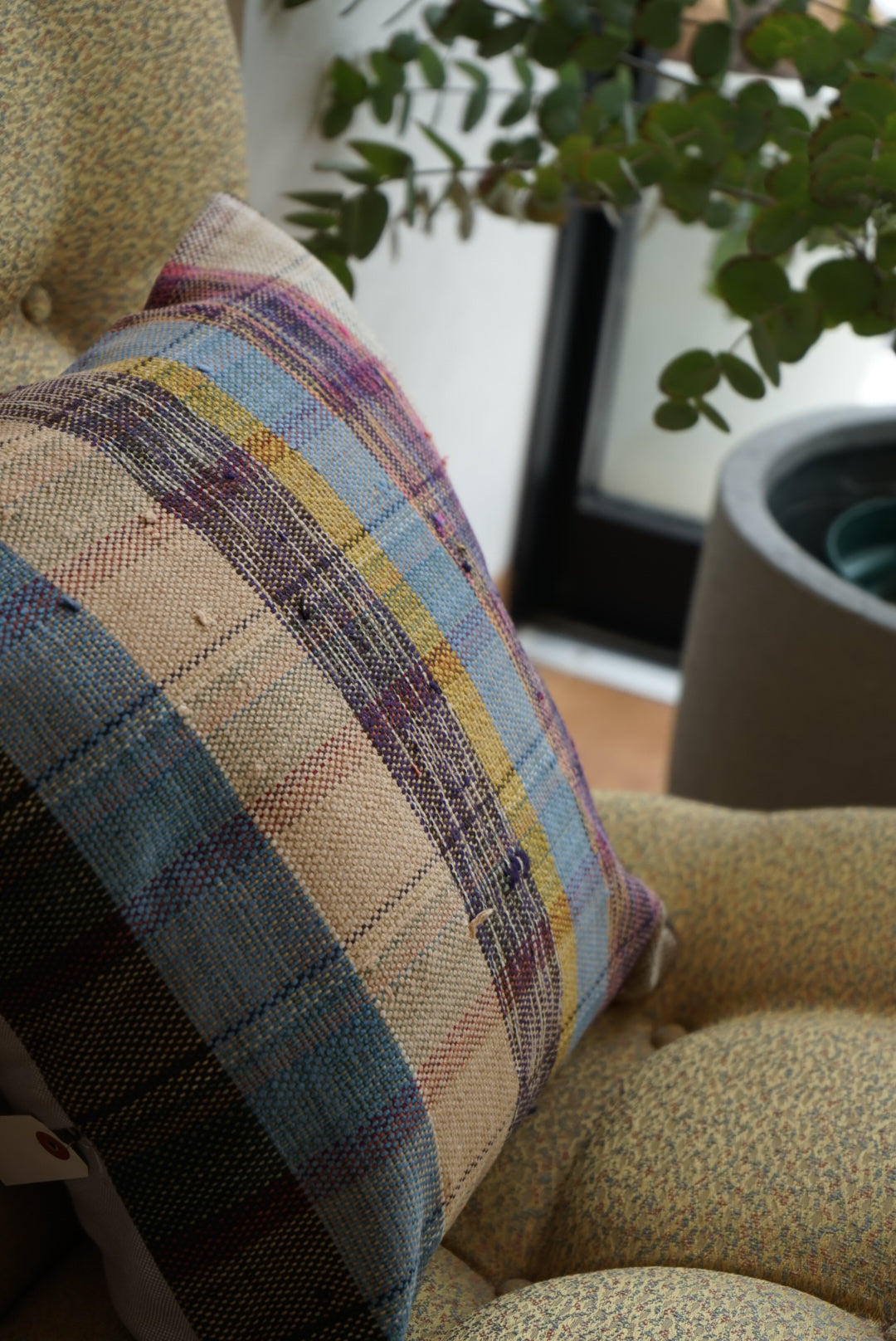 Türkiye Old Kilim Cushion Cover Mix Color 40 × 40 cm No.TR25439