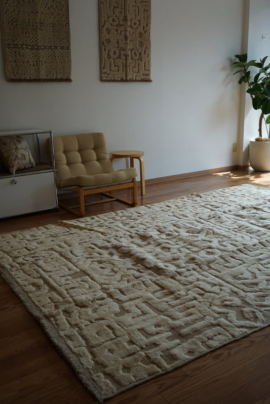 店頭販売 ORIGINAL IRAN  QASHQAI KILIM LIVING MAIN SIZE " ANCIENT " 300 × 200 cm
