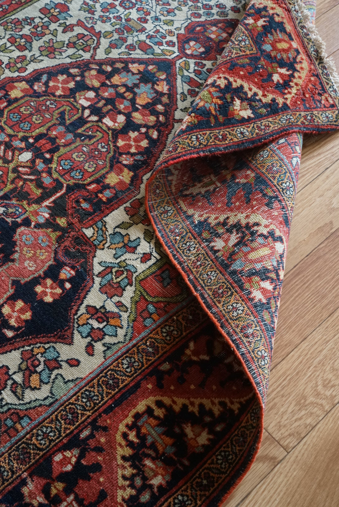店頭販売 Türkiye Old Kemaliye Flower Medallion 1930年代 186 × 108 cm No.TR25457