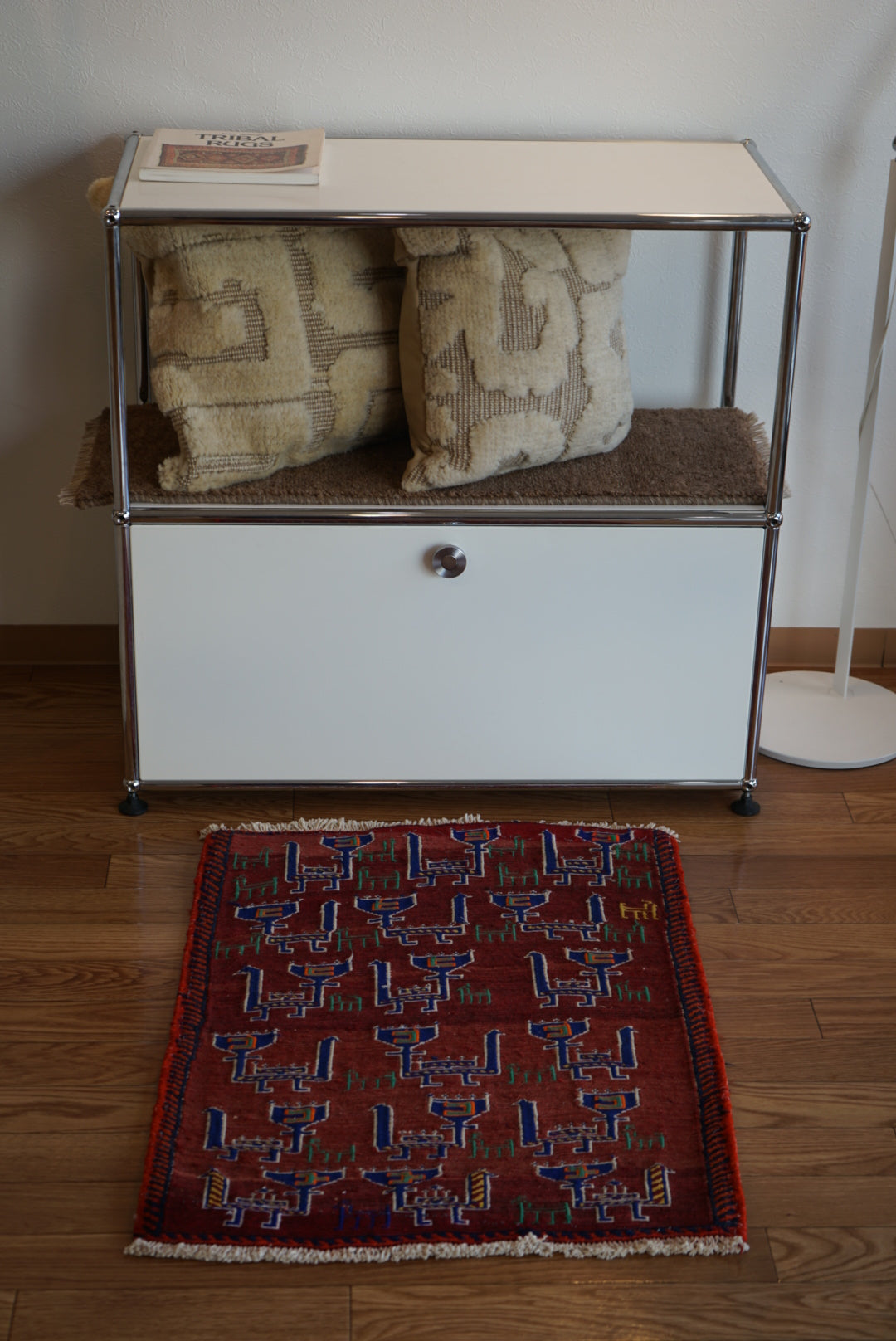 IRAN ANTIQUE SHIRAZ QASHQAI TURKS KILIM 1970年代 76 × 57 cm / 2'5" × 1'8" ft