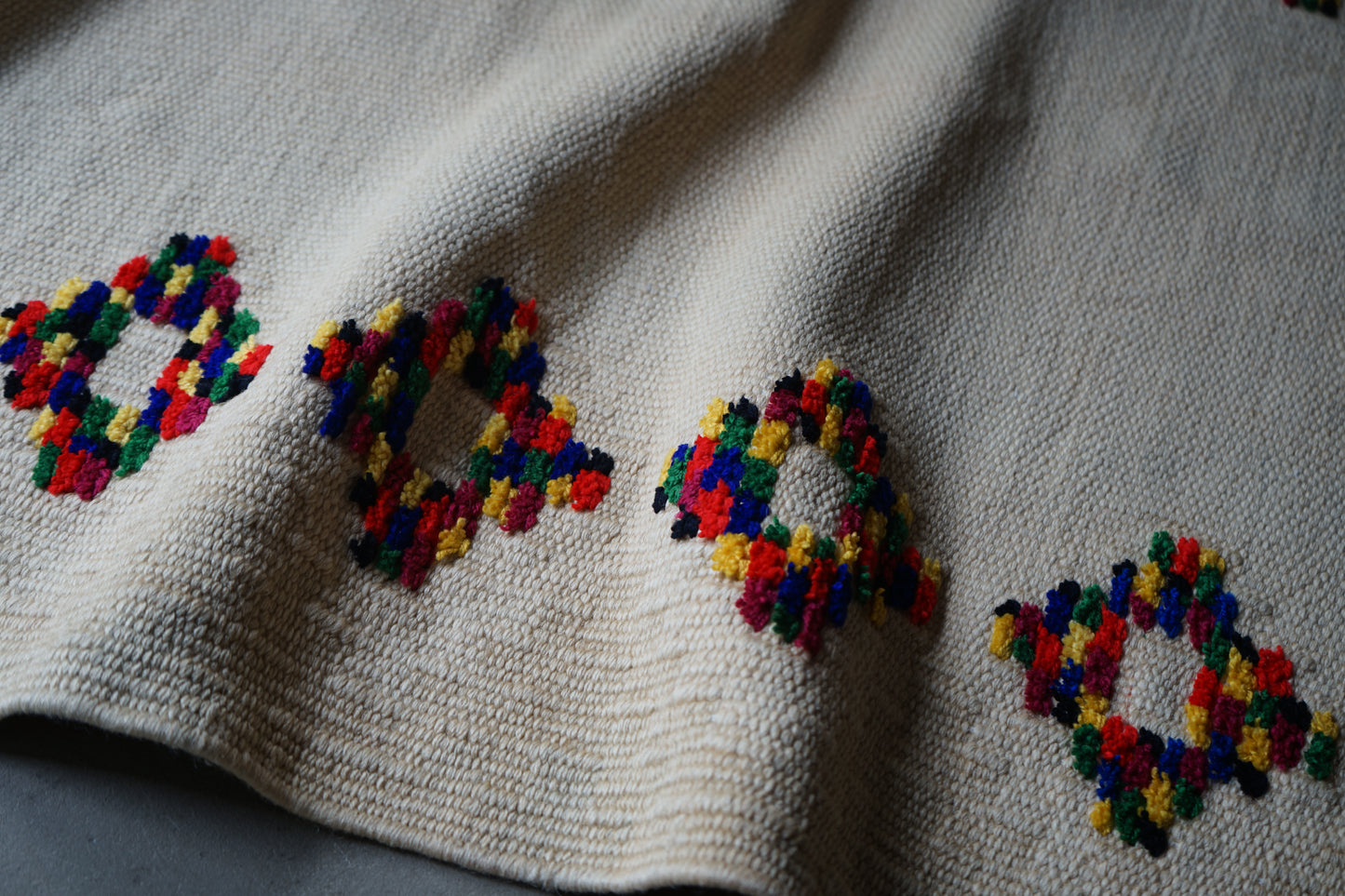 TURKEY VINTAGE KILIM DOT FLOWER 1980年代 125 × 80 cm No.TR25195